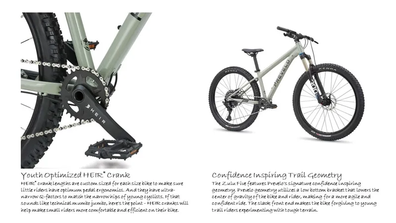 Prevelo Zulu Five 26 inch Kids Complete Bike Go-Go Grey-2